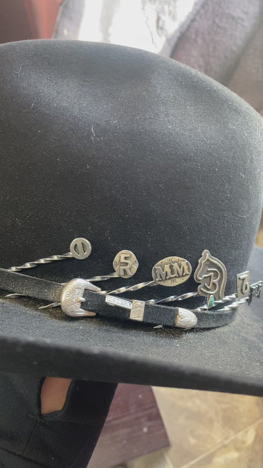 Custom Silver Hat Pick
